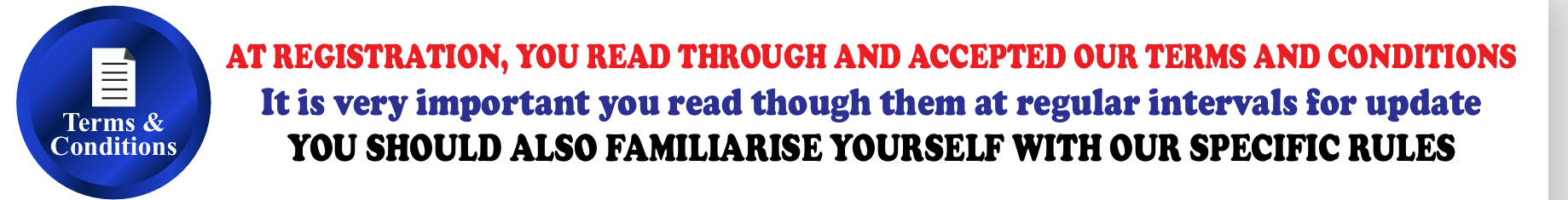 Mars Terms and Conditions.